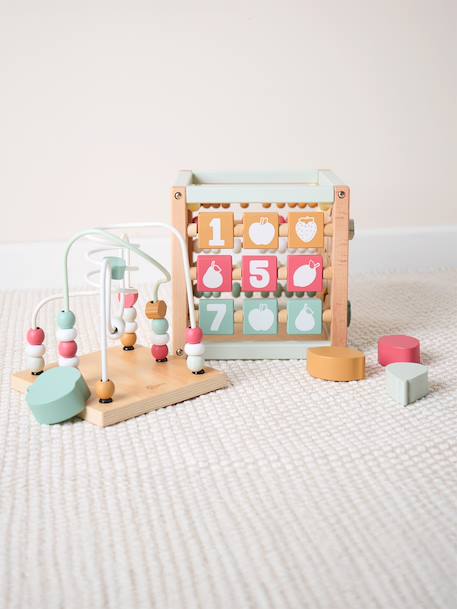 Grand cube d'activités bois fsc® - lapin fine Berry xxl+Chevruil ella xxl+Lapin fine+Lapin fine xxl 5 - vertbaudet enfant 