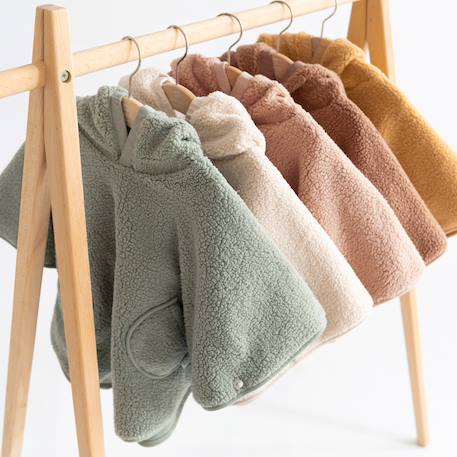 Poncho de voyage - teddy douillet Ficelle+Kaki+Muffin+Natural+Ocre 10 - vertbaudet enfant 
