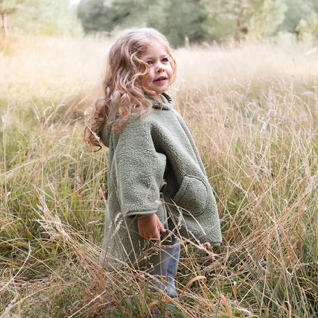 Poncho de voyage - teddy douillet Ficelle+Kaki+Muffin+Natural+Ocre 7 - vertbaudet enfant 