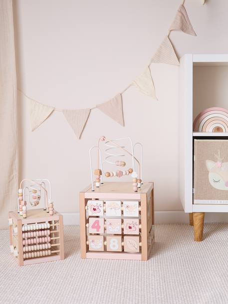 Grand cube d'activités bois fsc® - lapin fine Berry xxl+Chevruil ella xxl+Lapin fine+Lapin fine xxl 10 - vertbaudet enfant 