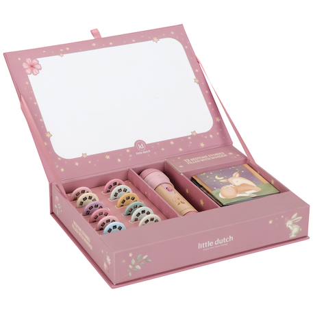 Coffret lampe à histoires fairy garden Bleu, bois+Rose, bois 10 - vertbaudet enfant 
