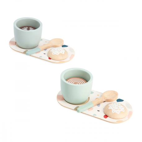 Machine à café café à l'italienne en bois fsc Multicolore 5 - vertbaudet enfant 