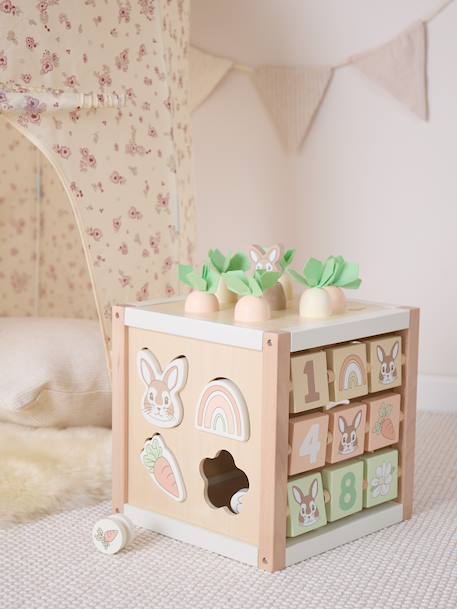 Grand cube d'activités bois fsc® - lapin fine Berry xxl+Chevruil ella xxl+Lapin fine+Lapin fine xxl 21 - vertbaudet enfant 