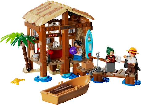 Lego one piece - le bar du village de fuchsia - 75636 Multicolore 4 - vertbaudet enfant 