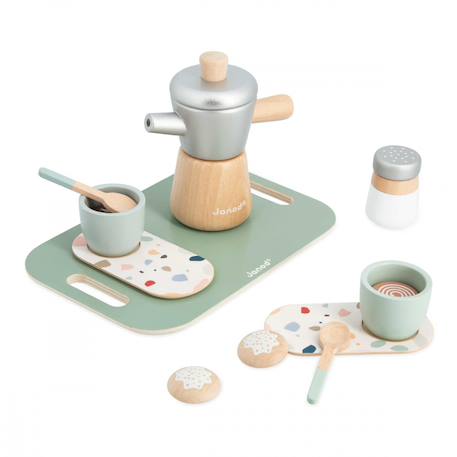 Machine à café café à l'italienne en bois fsc Multicolore 1 - vertbaudet enfant 