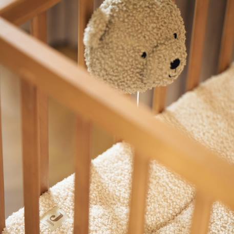 Peluche musicale teddy bear naturel Beige+Ecru+Gris+Rose, noir 9 - vertbaudet enfant 