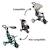 Protection pluie pour tricycle explorer 4 en1 Noir 6 - vertbaudet enfant 