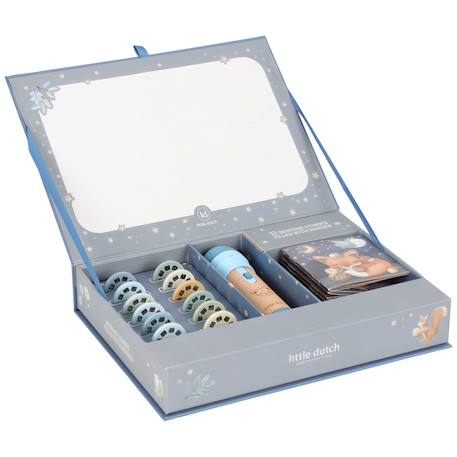 Coffret lampe à histoires fairy garden Bleu, bois+Rose, bois 4 - vertbaudet enfant 