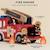 Camion de pompier en bois Rouge 3 - vertbaudet enfant 
