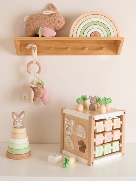 Grand cube d'activités bois fsc® - lapin fine Berry xxl+Chevruil ella xxl+Lapin fine+Lapin fine xxl 17 - vertbaudet enfant 