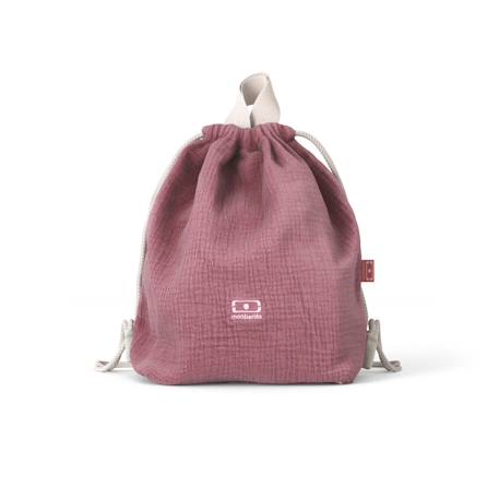 Set boite à goûter enfant avec bouteille, couverts et sac à dos Bleu infinity+Rose blush 9 - vertbaudet enfant 