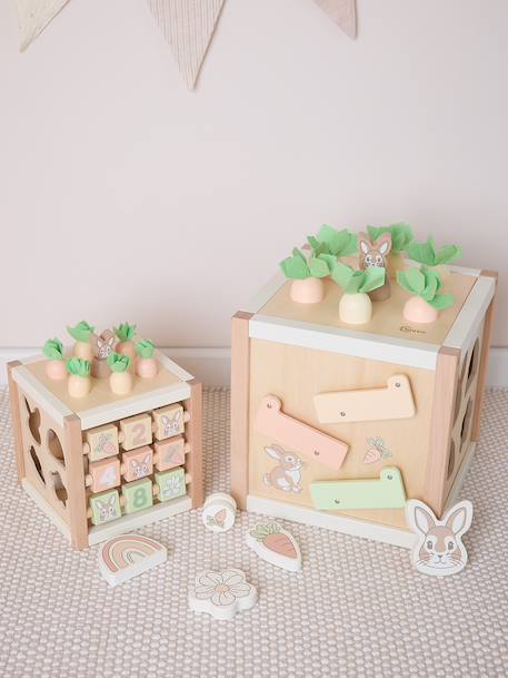 Grand cube d'activités bois fsc® - lapin fine Berry xxl+Chevruil ella xxl+Lapin fine+Lapin fine xxl 22 - vertbaudet enfant 