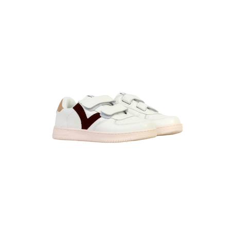 Baskets basses  à scratch Beige 3 - vertbaudet enfant 