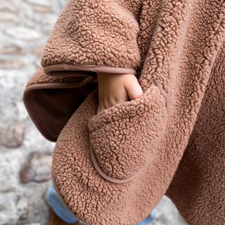 Poncho de voyage - teddy douillet Ficelle+Kaki+Muffin+Natural+Ocre 14 - vertbaudet enfant 