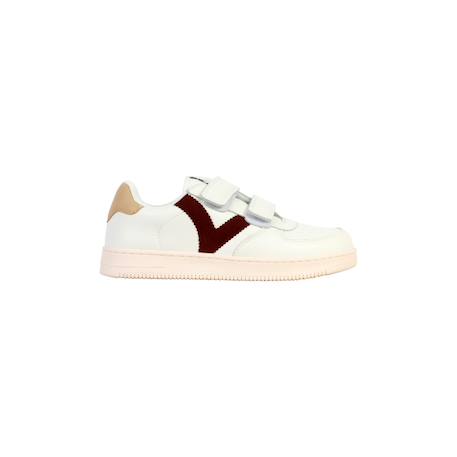 Baskets basses  à scratch Beige 1 - vertbaudet enfant 