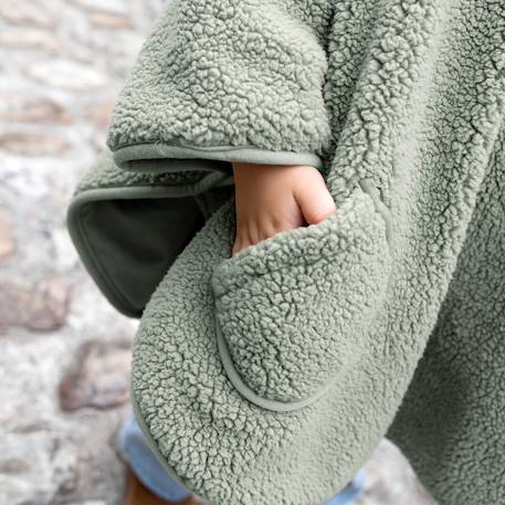 Poncho de voyage - teddy douillet Ficelle+Kaki+Muffin+Natural+Ocre 9 - vertbaudet enfant 
