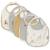Lot de 5 bavoirs imperméables tiny park Gris, jaune, écru 1 - vertbaudet enfant 