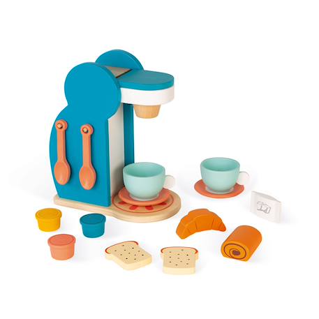 Set du petit déjeuner en bois Multicolore 2 - vertbaudet enfant 