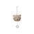 Peluche musicale teddy bear naturel Beige+Ecru+Gris+Rose, noir 1 - vertbaudet enfant 
