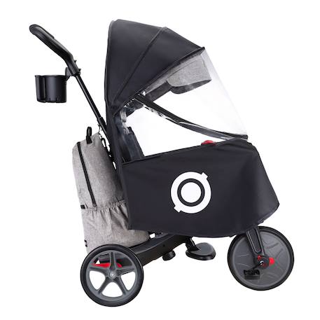 Protection pluie pour tricycle explorer 4 en1 Noir 5 - vertbaudet enfant 