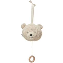 Jouet-Premier âge-Peluche musicale teddy bear naturel