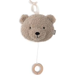 Jouet-Premier âge-Peluche musicale teddy bear naturel