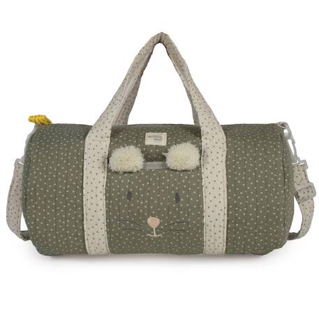 Sac week-end souris poppy moss Vert 1 - vertbaudet enfant 