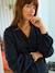Robe courte en gaze de coton grossesse et allaitement bois de rose+noir 9 - vertbaudet enfant 