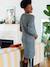 Rob-pull torsades avec laine grossesse gris chiné 5 - vertbaudet enfant 