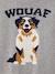 Pull Col Rond Chien gris chiné 5 - vertbaudet enfant 