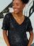 Robe de grossesse en sequins noir+or 3 - vertbaudet enfant 