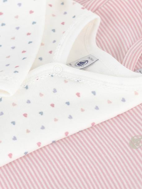 Lot de 2 pyjamas bébé en coton imprimé rose 3 - vertbaudet enfant 