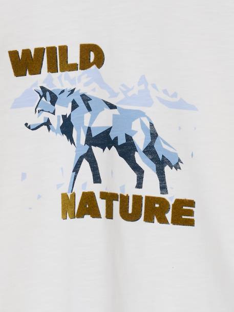 Tee-shirt manches longues garçon écru 5 - vertbaudet enfant 