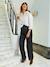 Pantalon sequins de grossesse noir 1 - vertbaudet enfant 