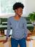 T-shirt de grossesse manches longues ivoire rayé+marine 10 - vertbaudet enfant 
