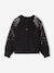 Gilet fille noël à sequins anthracite 1 - vertbaudet enfant 