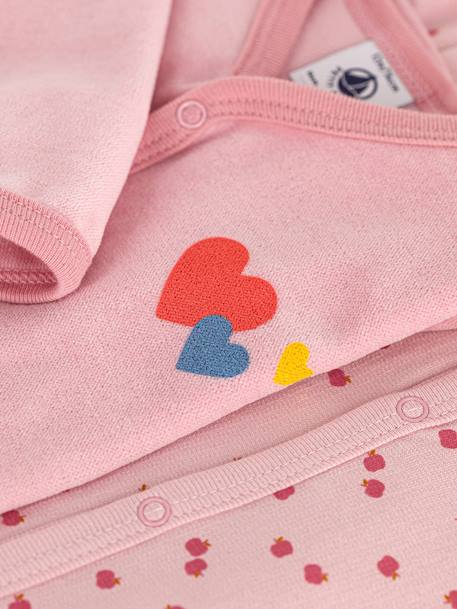 Lot de 2 pyjamas bébé en coton rose 3 - vertbaudet enfant 