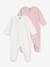Lot de 2 pyjamas bébé en coton imprimé rose 1 - vertbaudet enfant 