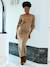 Robe longue de grossesse tricot chiné chocolat 2 - vertbaudet enfant 