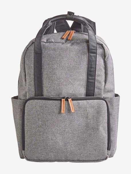 Sac à dos à langer gris chiné 2 - vertbaudet enfant 