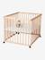 Parc en bois pliant bicolore naturel/blanc+blanc+naturel 16 - vertbaudet enfant 