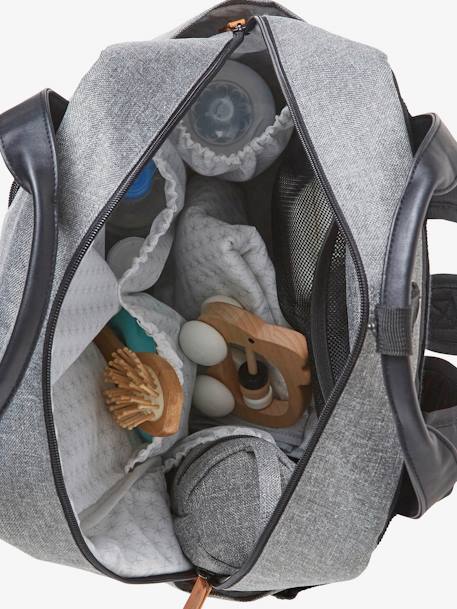 Sac à dos à langer gris chiné 6 - vertbaudet enfant 