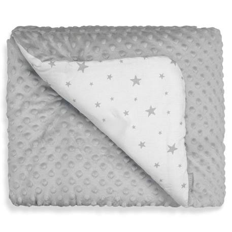 Couverture réversible et ultra douce stella Bleu+Gris+Rose 6 - vertbaudet enfant 