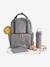 Sac à dos à langer gris chiné 1 - vertbaudet enfant 