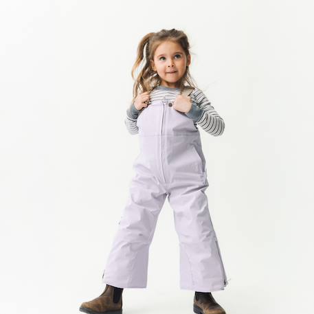 Pantalon de ski MATADALE fille MINI A TURE bleu grisé+violet 7 - vertbaudet enfant 
