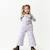 Pantalon de ski MATADALE fille MINI A TURE bleu grisé+violet 7 - vertbaudet enfant 