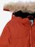 Doudoune garçon à capuche doublée polaire avec moufles ou gants ambre+vert sapin 7 - vertbaudet enfant 