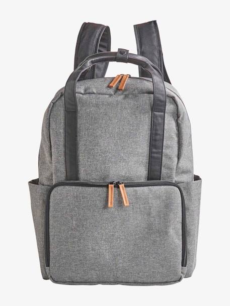 Sac à dos à langer gris chiné 3 - vertbaudet enfant 