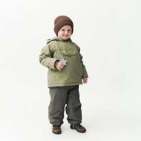 Veste d'hiver avec doublure polaire MATWANG enfants MINI A TURE bleu foncé+rose poudré+vert sauge 18 - vertbaudet enfant 