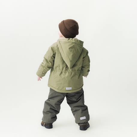 Veste d'hiver avec doublure polaire MATWANG enfants MINI A TURE bleu foncé+rose poudré+vert sauge 19 - vertbaudet enfant 